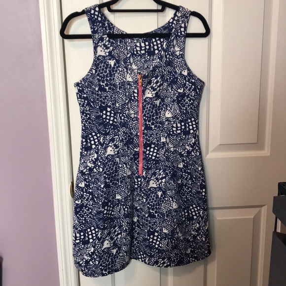 Blue and while Lily Pulitzer dress - Picture 2 of 3